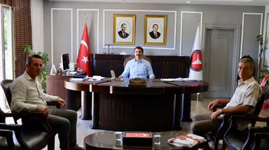MHP Koyulhisar İlçe Teşkilatından Kaymakam Yıldız'a Hayırlı Olsun Ziyareti