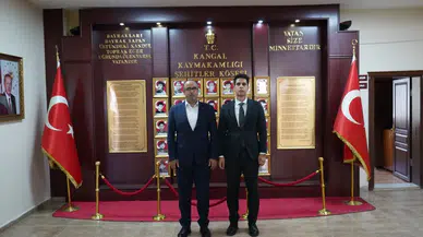Divriği Kaymakamı Kılıç'tan Kangal Kaymakamı Yıldırım'a Hayırlı Olsun Ziyareti
