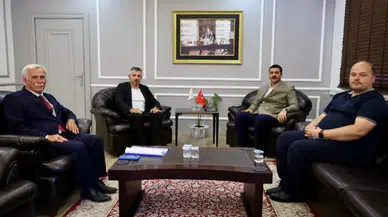 Genel Müdür Karakullukçu, Koyulhisar Kaymakamı Yıldız'ı Ziyaret Etti