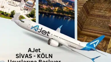 Sivas ile Köln Arasında Direkt Uçuşlar Başlıyor