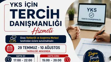Sivas'ta Rehber Öğretmenlerden YKS Adaylarına Tercih Desteği