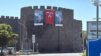 Diyarbakır Surlarında Hareketli Dakikalar! Görenler Durup Bir Daha Baktı