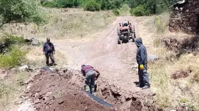Sivas'ta Köylerde Altyapı ve Ulaşım Çalışmaları Sürüyor
