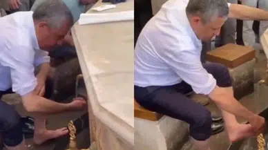 Özgür Özel'in abdest görüntüleri çok konuşuldu! Yeni Parti'den açıklama