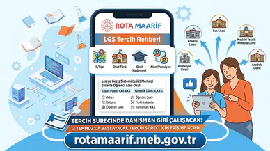 LGS TERCİHLERİNDE YENİ DÖNEM: “ROTA MAARİF” ERİŞİME AÇILDI