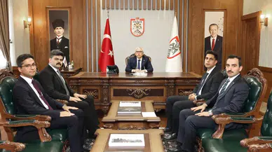 Kangal Kaymakamı Yıldırım, Vali Şimşek'i Ziyaret Etti