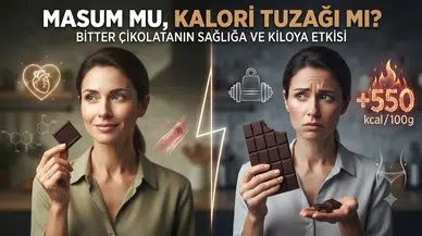 Masum mu, Kalori Tuzağı mı? Bitter Çikolatanın Sağlığa ve Kiloya Etkisi