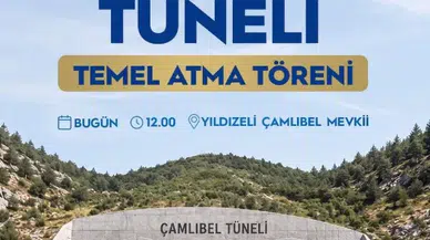 Bakan Uraloğlu'ndan Çamlıbel Tüneli Mesajı: "Bugün İlk Adımı Atıyoruz"