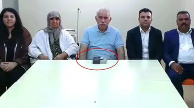 Öcalan'ın aile ziyareti fotoğrafı 10 ay sonra ortaya çıktı masadaki kutu