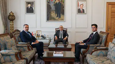 Akıncılar Kaymakamı ve Belediye Başkanı Vali Şimşek’i Ziyaret Etti