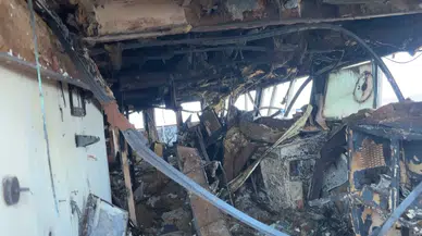 Dron Saldırısına Uğrayan Türk Gemisinde Dehşetin Görüntüleri!