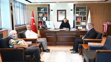 AK Parti İmranlı İlçe Başkanı Ferhat Yurttaş’tan DSİ 19. Bölge Müdürü Zafer Aslan’a Ziyaret