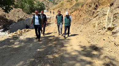 Gölova Akçataş Köyü Taşkın Koruma Tesisi Çalışmaları Yerinde İncelendi