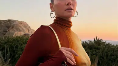 Aybüke Pusat rolü için çarşafa girdi! Setkareleri gündem oldu