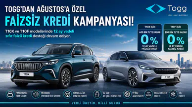 TOGG'dan Ağustos Kampanyası: 800 Bin TL Faizsiz Kredi