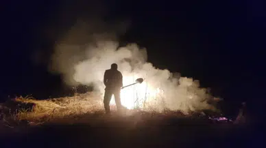 Şarkışla’da Buğday Tarlası Yangını: 20 Dönüm Alan Kül Oldu