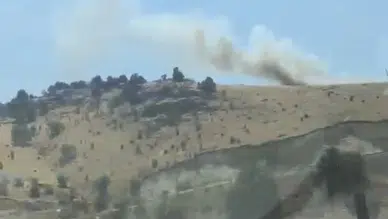 Kontrollü Patlatma Ormanı Yaktı! Adıyaman’da Rüzgarın Etkisiyle Yangın Büyüdü