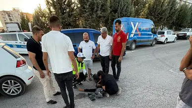 Altınşehir’de Motosiklet Kazası: 17 Yaşındaki Sürücü Yaralandı