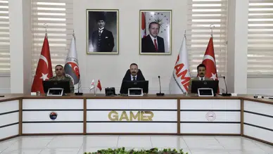 Ardahan Valisi Ömer Hilmi Yamlı Başkanlığında Güvenlik Toplantısı