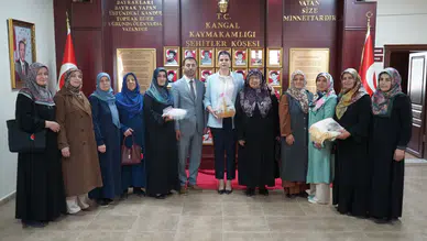 Kur’an Kursu Öğrencilerinden Kaymakam Büyükuçar’a Anlamlı Ziyaret!