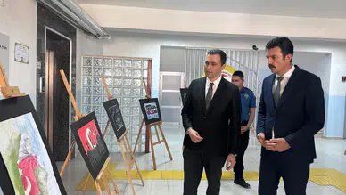 Ulaş'ta 15 Temmuz Anısına Resim Sergisi Açıldı