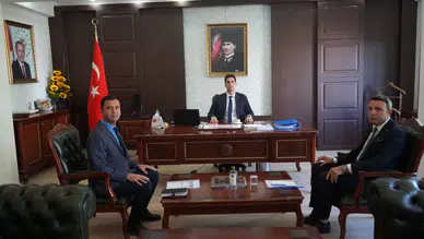 Kangal'da Kurum Temsilcilerinden Kaymakam Yıldırım'a Ziyaret
