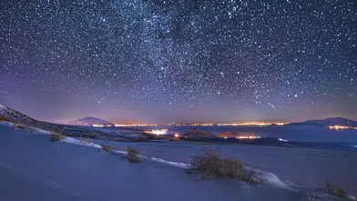 Bitlis semalarında gökyüzü şöleni! Geminid meteorları kartpostallık görüntüler oluşturdu