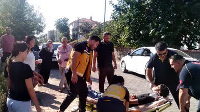 Gazi Caddesi Kesişiminde Korkutan Kaza: Yaralı Sürücü Hastaneye Kaldırıldı