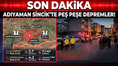 Adıyaman’da korkutan sarsıntılar: 3.7 ve 4.2