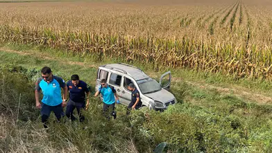 Aydın’da korkutan görüntü: Araç tarlaya uçtu, kimse bulunamadı
