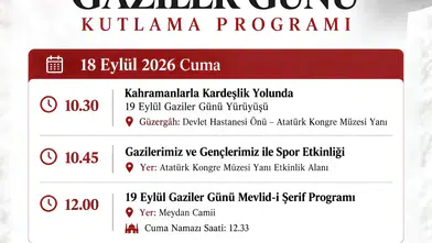 Sivas’ta 19 Eylül Gaziler Günü Programı Belli Oldu