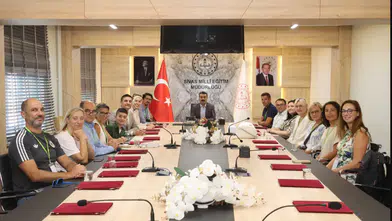 Erasmus+ Kapsamında Sivas’a Gelen Öğretmenlerden Millî Eğitim Müdürü Erdoğan’a Ziyaret
