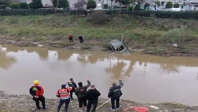 Cendere Deresi’nde Kayıp Araç Bulundu! O Anlar Havadan Görüntülendi