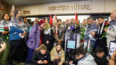 İsrail’in alıkoyduğu filo aktivistleri İstanbul’da konuştu