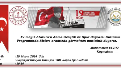 Doğanşar’da 19 Mayıs Coşkusu İçin Vatandaşlara Çağrı