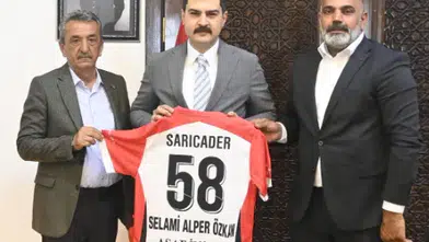 Sarıca Köyü Temsilcilerinden Gürün Kaymakamı Selami Alper Özkan’a Ziyaret