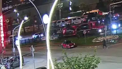 Karadeniz Sahil Yolu’nda Zincirleme Kaza Kameraya Yansıdı