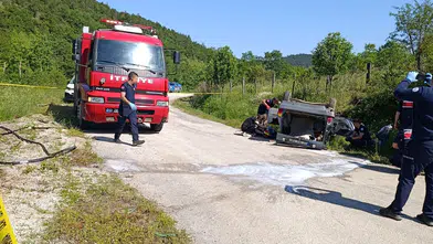 Çanakkale’de Takla Atan Otomobilin Sürücüsü Hayatını Kaybetti