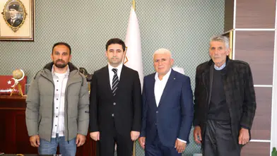 Yelkesen Köyü Temsilcileri Kaymakam Yıldız’ı Ziyaret Etti