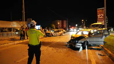 Sivas Yolu Üzerinde Feci Kaza: İki Otomobil Çarpıştı