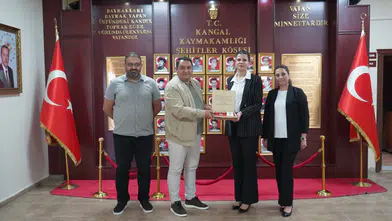 Kangal Meslek Yüksekokulu Yönetiminden Kaymakam Büyükuçar’a Anlamlı Ziyaret