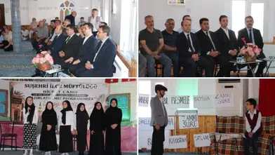 Hicret Camii'nde Minik Öğrencilerden Anlamlı Yıl Sonu Programı