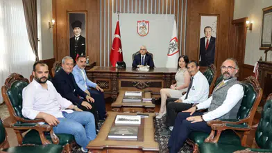 Sivas Valisi Yılmaz Şimşek'e Ziyaretler Sürüyor
