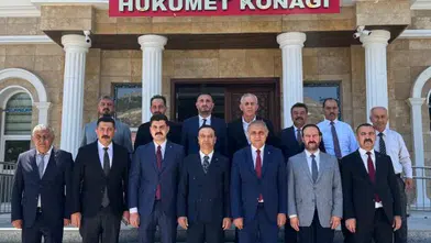 Sivas Milletvekili Ahmet Özyürek'ten Kaymakam Özkan'a Nezaket Ziyareti