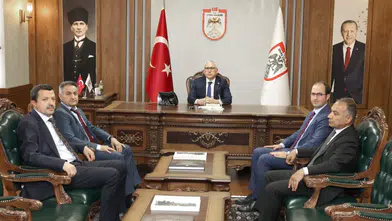 Adalet Bakanlığı Müfettişlerinden Vali Şimşek'e Ziyaret