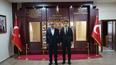 Divriği Kaymakamı Kılıç'tan Kangal Kaymakamı Yıldırım'a Hayırlı Olsun Ziyareti