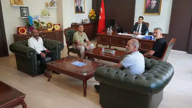 Kangal Mahalle ve Köy Muhtarlarından Kaymakam Yıldırım'a Hayırlı Olsun Ziyareti