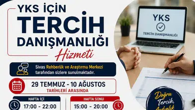 Sivas'ta Rehber Öğretmenlerden YKS Adaylarına Tercih Desteği