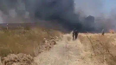 Eskişehir'de Alev Alev Yandı! Ekipler Ve Köylüler Seferber Oldu...