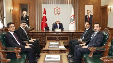 Kangal Kaymakamı Yıldırım, Vali Şimşek'i Ziyaret Etti